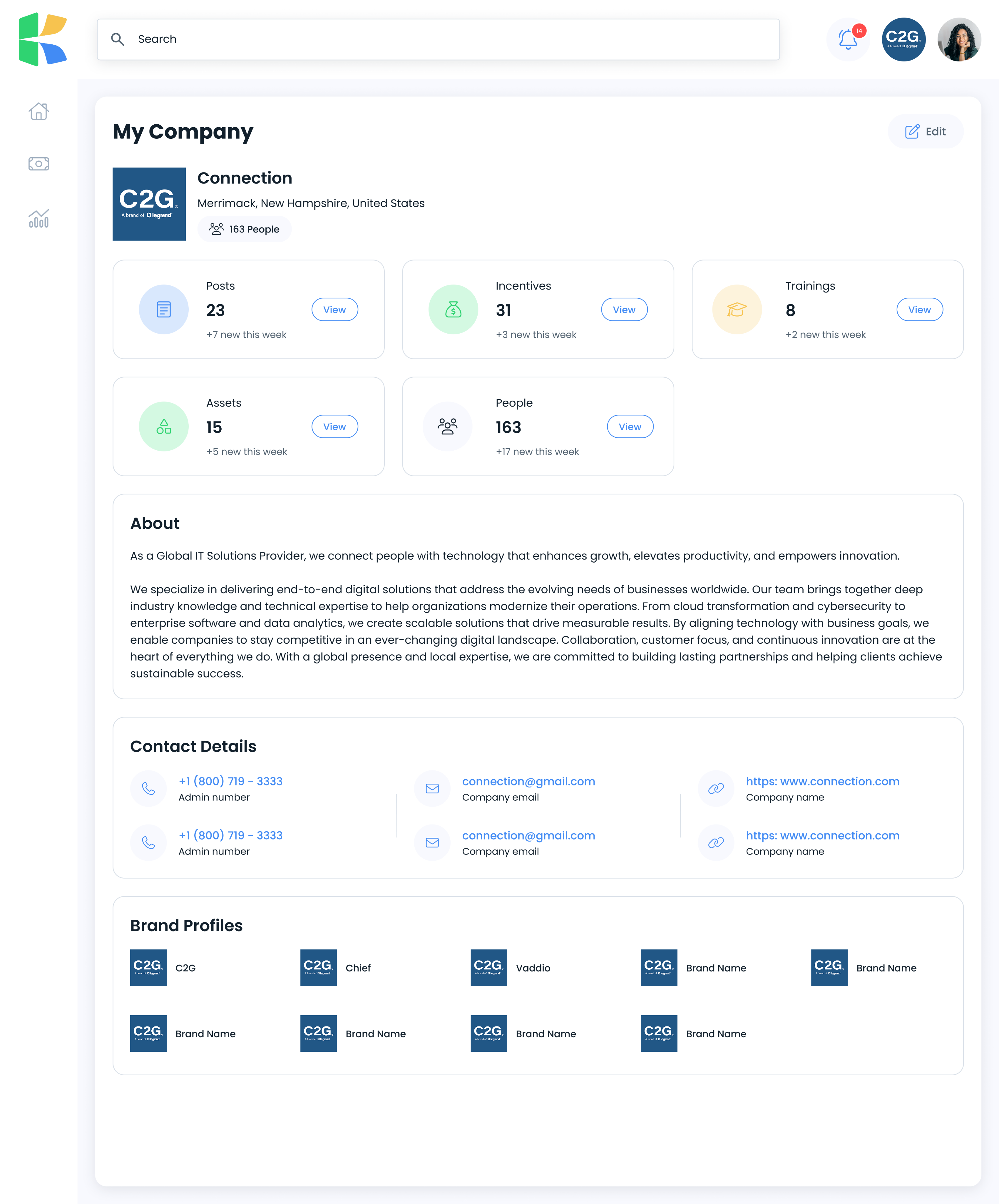 My company profile