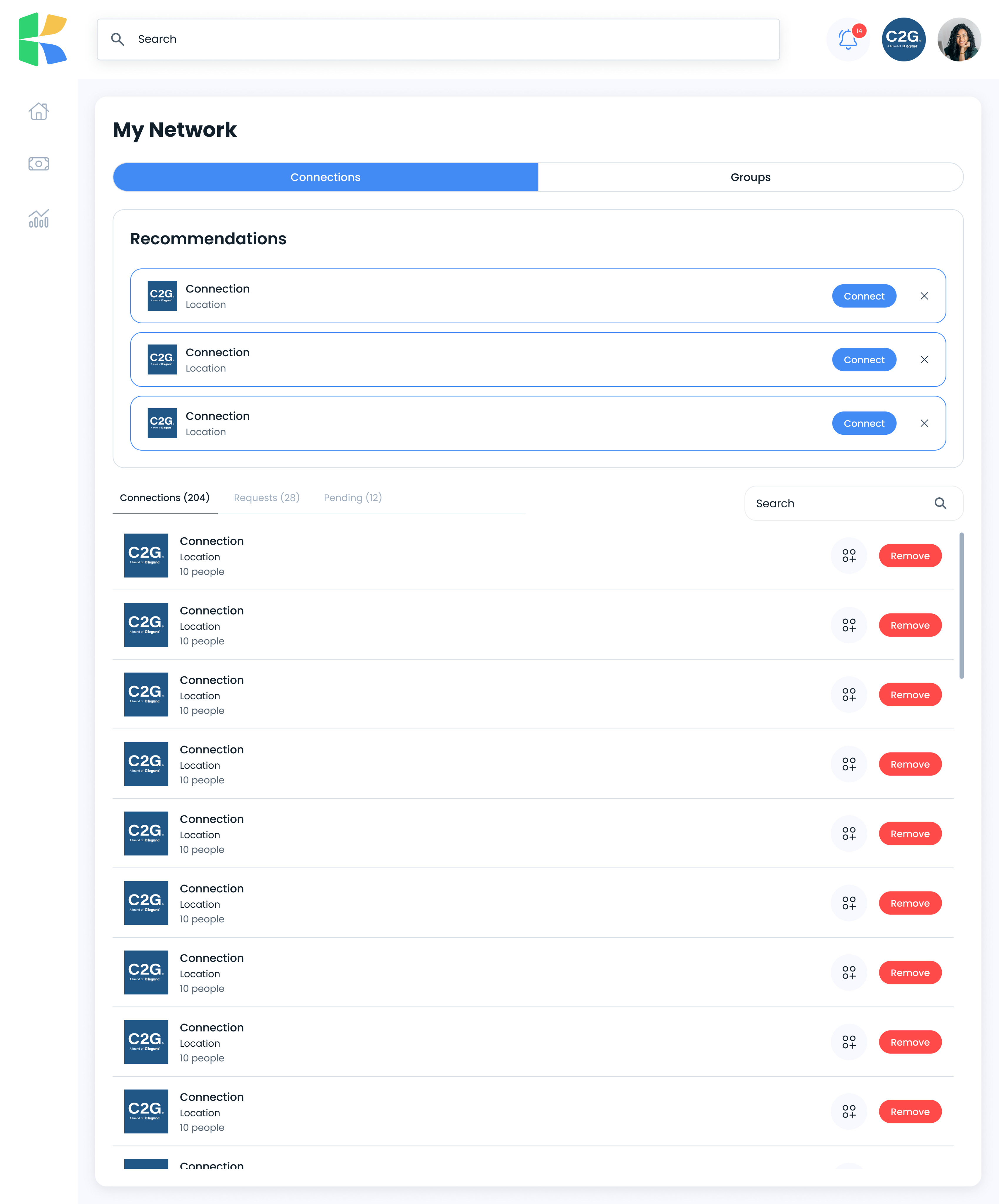 Network connections