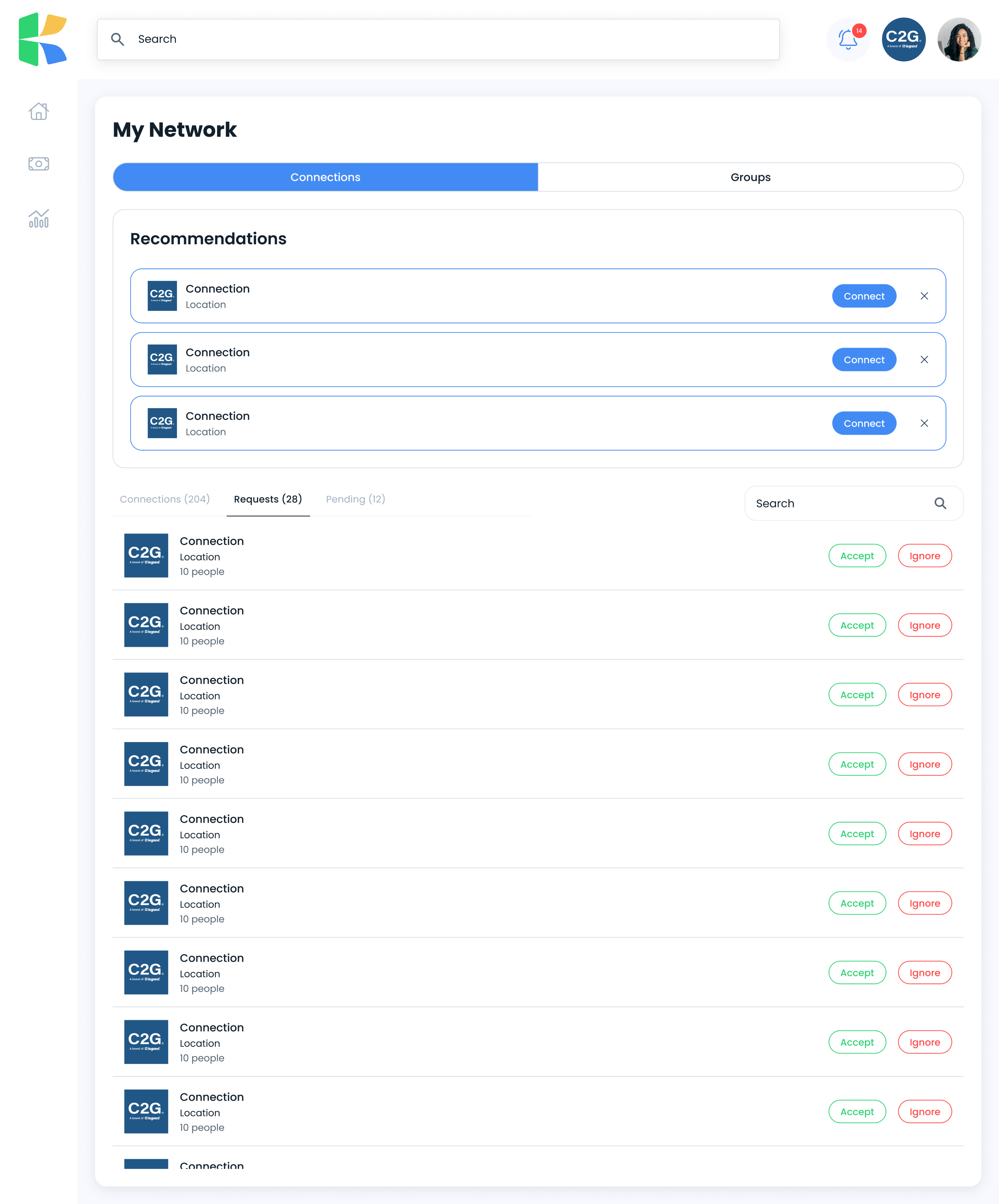 Network requests